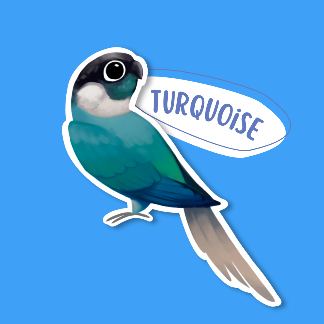 Green-cheek Conure Sticker